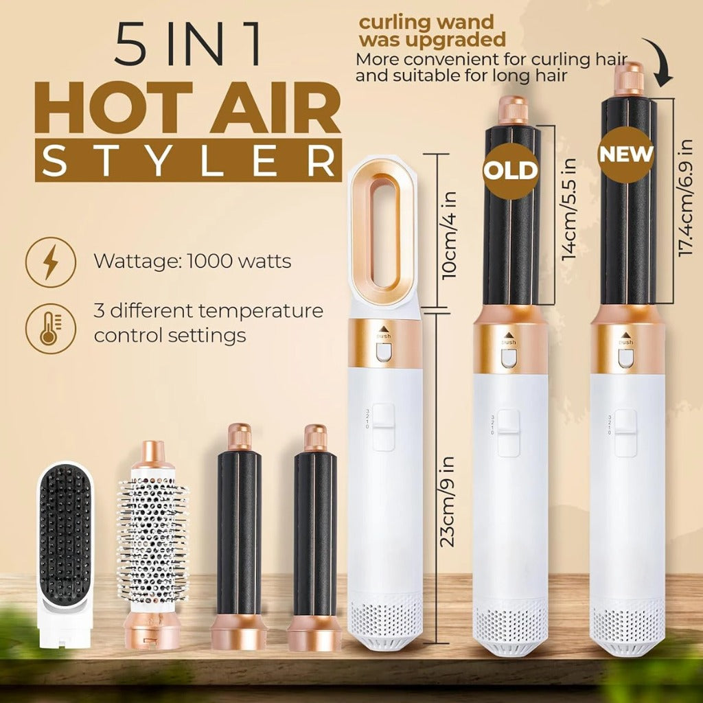 Styles & Curls® 5 in 1 Hair Dryer Brush Set
