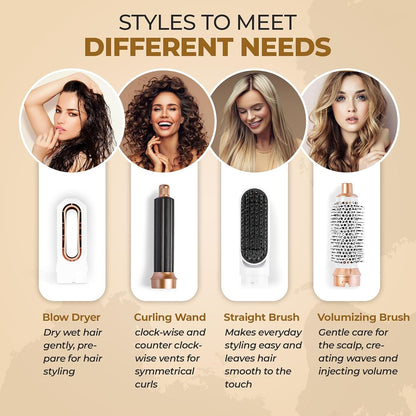 Styles & Curls® 5 in 1 Hair Dryer Brush Set